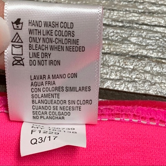 NEW California Waves Pink Crushed Velvet Bikini Bottoms XL X-Large Velour Swim - Picture 6 of 6